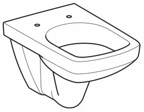 Vas wc suspendat Geberit Selnova fara capac alb cu spalare verticala