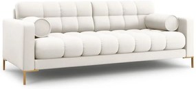 Canapea Bali 4 locuri stofa/picioare gold L217 cm