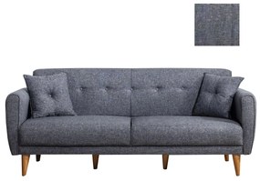 Canapea extensibilă cu 3 locuri Aria-Dark Grey Gri inchis