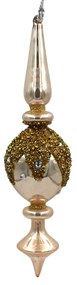 Ornament Decoris - Glob elegant rose 28cm