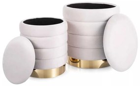 Taburet Bonfol Velvet, crem