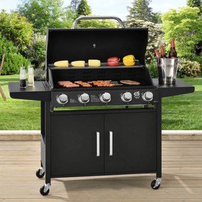 Gratar pe gaz BBQ "Dakota" cu 5 arzatoare