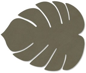 Suport pentru farfurii din piele ecologică 22x26 cm Monstera Leaf Nupo – LIND DNA