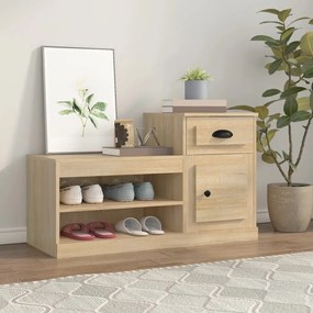 vidaXL Pantofar, stejar sonoma, 100x42x60 cm, lemn prelucrat