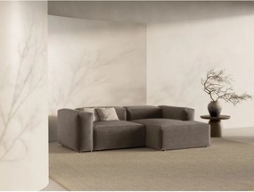 Colțar maro (cu colț pe partea dreaptă/cu șezlong) Bergamo – Cosmopolitan Design