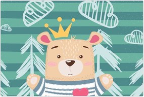 Tablou - Ursulețul în pădure (90x60 cm)