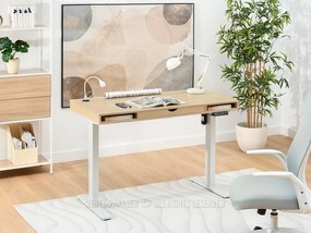 Masă PC Osto 120 (sonoma + alb). 1109831