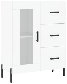 828052 vidaXL Servantă, alb, 69,5x34x90 cm, lemn compozit