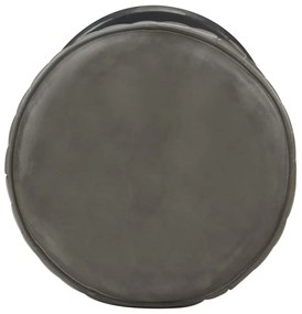 321874 vidaXL Scaun de bar, gri învechit, piele naturală