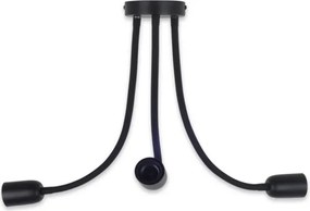Top Light Galileo 3 C - Lustră pe tijă 3xE27/40W/230V negru