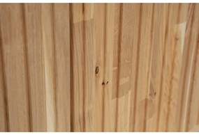 Comodă TV în culoare naturală cu aspect de lemn de stejar 100x56x44 cm Gravure – WOOOD