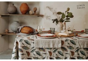 Suport din in pentru farfurie Linen Tales, 35 x 45 cm, bej