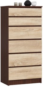 Comodă Kalista III (wenge + stejar sonoma). 1069047
