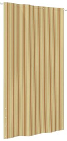vidaXL Paravan de balcon, galben/portocaliu,140x240 cm,țesătură oxford