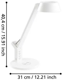 Lampă LED de masă dimabilă tactilă BANDERALO LED/4,8W/230V albă Eglo 99831
