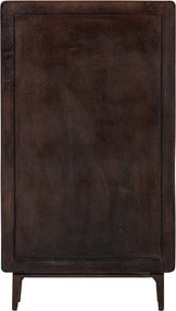 Dulap în culoare naturală închisă din lemn de mango 85x150x35 cm Liya – WOOOD