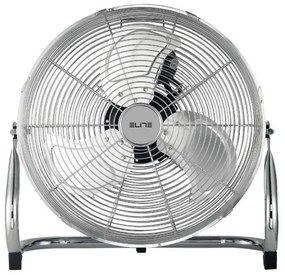 Ventilator de podea Elite YFL-0313HR, 65W, 40.5 cm, 3 viteze, 3 pale, Crom metalic