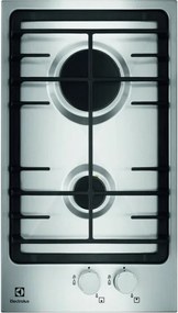 Plita pe gaz incorporabila Electrolux EGG3322NVX(ST), 4000 W, Aprindere electronica, Sistem de siguranta, Negru