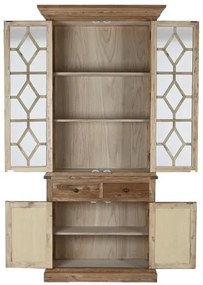 Vitrina vintage, din lemn reciclat, natur, Elmwood