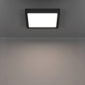 Eglo FUEVA 901303-LED Plafonieră LED/10,5W/230V 2700/4000/6500K 22x22cm negru