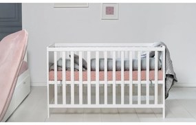 Pătuț alb co-sleeping 60x120 cm Hamburg – Roba