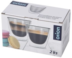 Căni 2 buc. pentru espresso din sticlă 110 ml – Orion