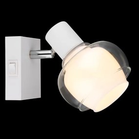 Globo 54309-1W - Aplica spot de perete TOKKI 1xE14/40W/230V albă