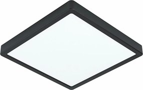 Eglo 78815 - Plafonieră LED FUEVA LED/20,5W/230V 28,5x28,5 cm neagră
