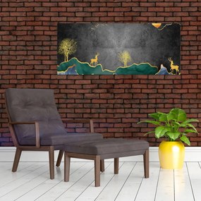 Tablou - Munții (120x50 cm)