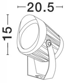 Proiector LED iluminat exterior IP65 NORTH NVL-9240679