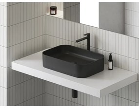 Ravak XJX0D155001 - Lavoar pentru blat CERAMIC SLIM 55x37 cm ceramică/negru