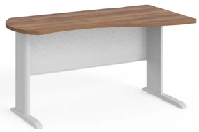 Birou de colt Manager 140 x 80 cm, dreapta, nuca warmia