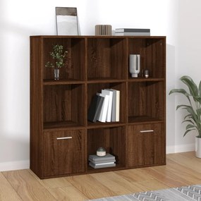 vidaXL Bibliotecă, stejar maro, 98x30x98 cm