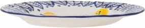 Farfurie din ceramică pictată manual, design mediteranean, 27x3 cm, „Maxima"