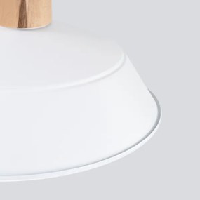 Lustră pe cablu Sollux SL.1321 FANO 1xE27/15W/230V alb