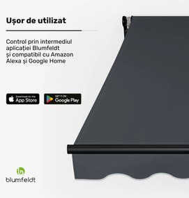 CloudShade Copertina, Control inteligent, Protecție UV, Montaj pe perete