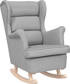 vidaXL Scaun balansoar, gri nor, 74x90x102 cm, material textil