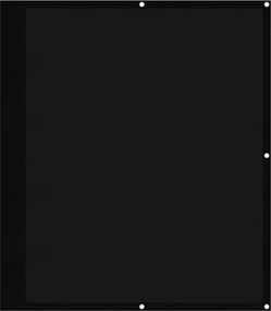 vidaXL Paravan de balcon, negru, 120x800 cm, 100% poliester oxford