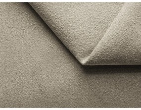 Șezlong modular bej cu tapițerie din țesătură bouclé (cu colț pe partea stângă) Ailani – Makamii