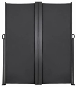 Markiză laterală pentru terasă 200×600 cm - antracit