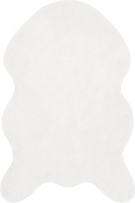 vidaXL Covor din de iepure sintetic antiderapant Olite Alb 50 x 80 cm