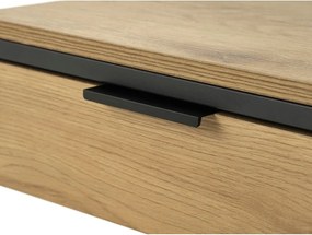 Măsuță auxiliară cu aspect de lemn de stejar 30x40 cm Cesura – Unique Furniture