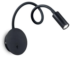 Aplica LED minimalista cu brat orientabil FOCUS-2 AP NERO