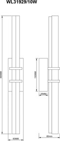 Aplica de perete LED modern IGGLY