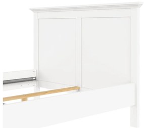 Pat matrimonial alb 140x200 cm Paris – Tvilum