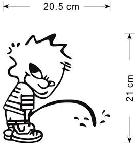 Sticker decorativ Big Boy 21x21 cm