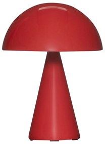 Veioză roșie LED cu intensitate reglabilă (înălțime 20 cm) Mush – Hübsch