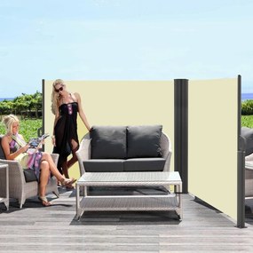 Marchiză -copertină retractabilă laterală dublă Avenberg VIOLETA - Bej