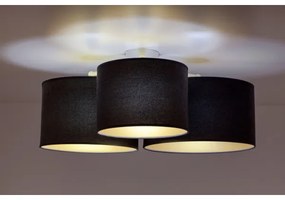 Duolla - Plafonieră ROLLER TRIO 3xE27/60W/230V antracit