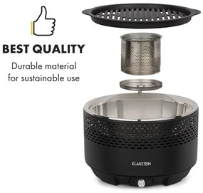 Micro-Q 3131, grătar de cărbune, rotund, 31 cm (Ø) grill, grătar, negru